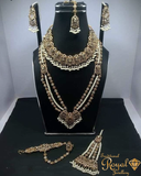 Amira Gold Plated  Bridal Set