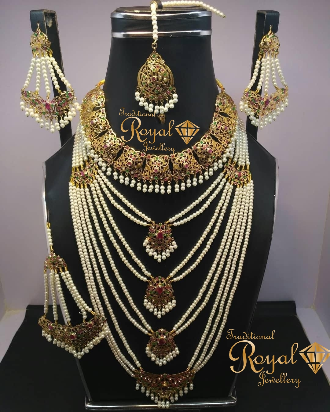 Nayab  Hydrabadi Bridal Set